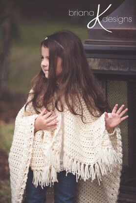 Nordic Winter Crochet Cape