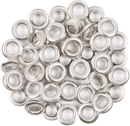 Fiskars Tag Maker Eyelets 50/Pkg - Silver 3/16"