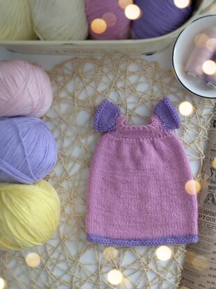 Doll Knitting Pattern - Knitted Doll LUNA