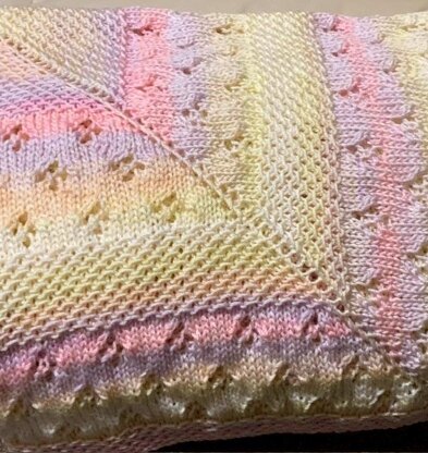 LULLABY in DK baby blanket