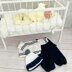 Baby Dungaree Outfit Knitting Pattern #91