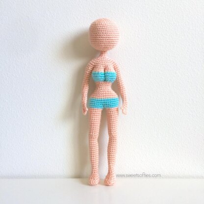 Supermodel Female Girl Doll Body Base