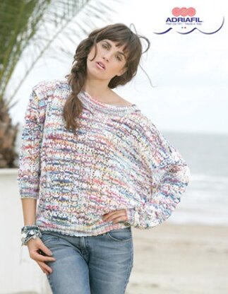 Olga Pullover in Adriafil Essenza - Downloadable PDF