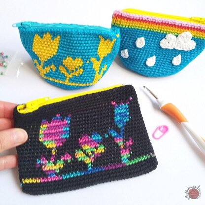 Flowery Coin Purse