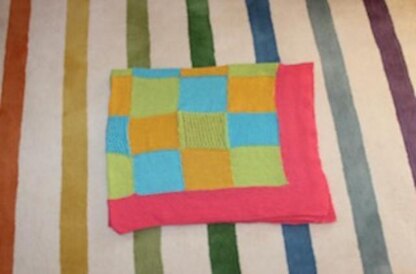 Free Colourful Baby Shawl