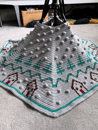 Winter Wonderland Christmas Tree Skirt