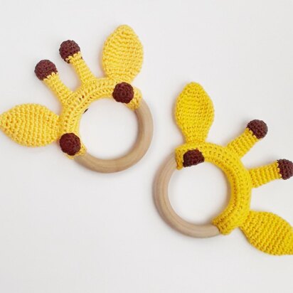 Giraffe ears teether