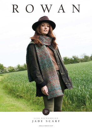 Jade Scarf in Rowan Felted Tweed Colour - Downloadable PDF