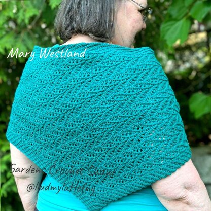 Gardens Crochet Shawl