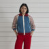 Anastasia Baseball Jacket - Knitting Pattern for Women in Debbie Bliss Cashmerino Aran