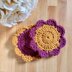 Polka Dot Flower Coaster