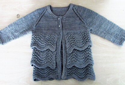 Flouncy Baby Cardigan