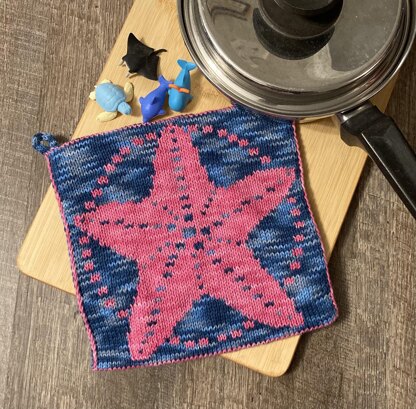 Sea Starfish Potholder