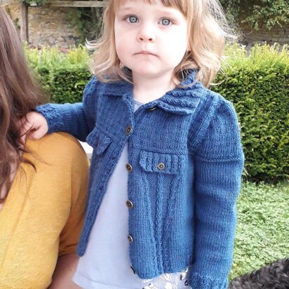 Denim Style Toddler Cardigan