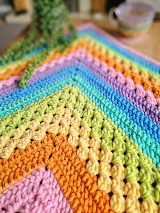 Chenille Granny's Gone Rogue Lap Blanket