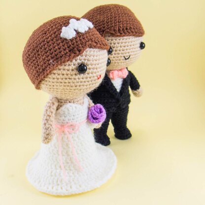 Bride and Groom Amigurumi