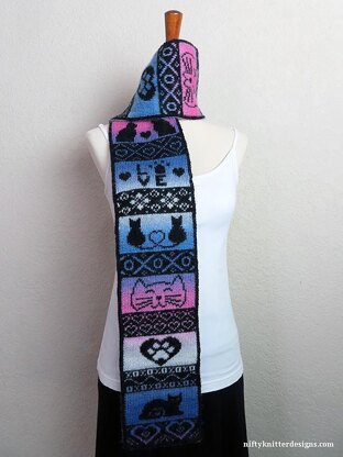 Cat Love Scarf