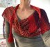 Vermillion shawl