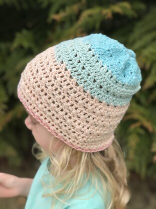 Children's Cotton Cross Stitch Hat