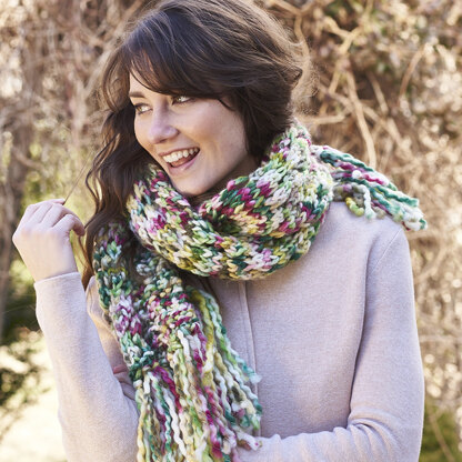 Crisantemo Scarf in Berroco Coco - Downloadable PDF