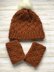 Acorn Hat and Fingerless Mitts