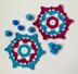 Hexagon flower coaster by HueLaVive
