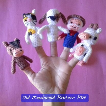 Finger Puppets Old MacDonald full