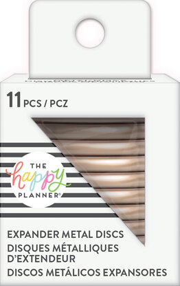 The Happy Planner Metal Expander (BIG) Discs 1.75" 11/Pkg - Rose Gold