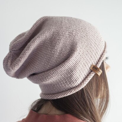 Unisex simple beanie - Slouchy beanie + VIDEO