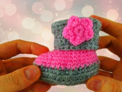 Crochet Baby Bootie Pattern | Easy PDF + Video Tutorial | Handmade Newborn Shoes for Beginners