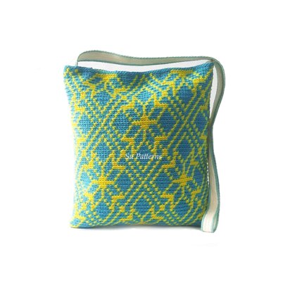 Candy Stars Tapestry Crochet Bag