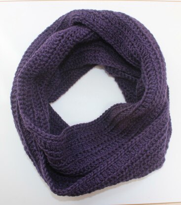 Ribbed Infinity Scarf Pattern