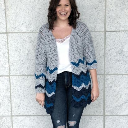 Chevron Cardi