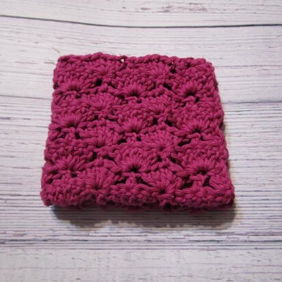 Shell Stitch Washcloth