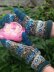 Peacock Feathers Mittens