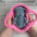 Sleeping kitten in cradle crochet pattern and video
