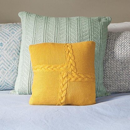 Braided Pinwheel Pillow