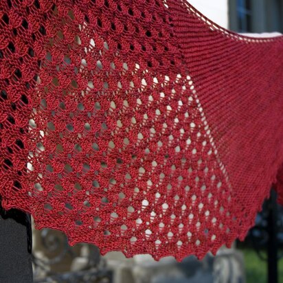 A Moment Of Passion Shawl - knitting pattern
