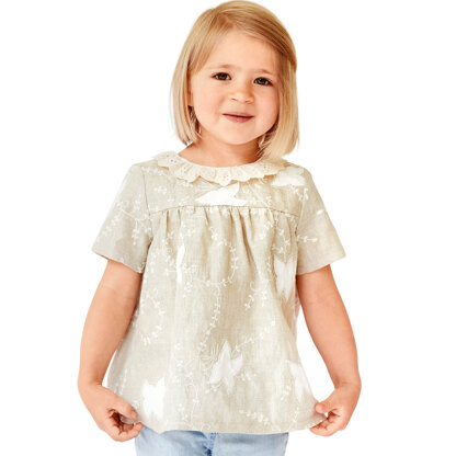 Burda Style Baby Dress / Blouse B9260 - Paper Pattern, Size 56 - 98