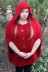 Knitted Red Riding Hood Poncho