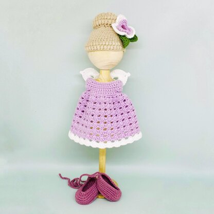 Crochet Fairy Doll Outfit, Ami