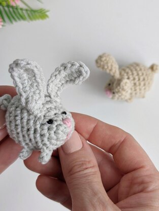 Crochet rabbit pattern, beginner crochet amigurumi bunny