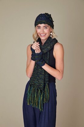 Accessories 6450 knitted in King Cole Firefly Aran  