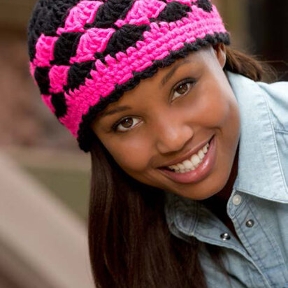 Shells are Swell Beanie in Red Heart Heads Up - LW3827 - Downloadable PDF
