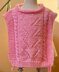 Petal pink baby vest