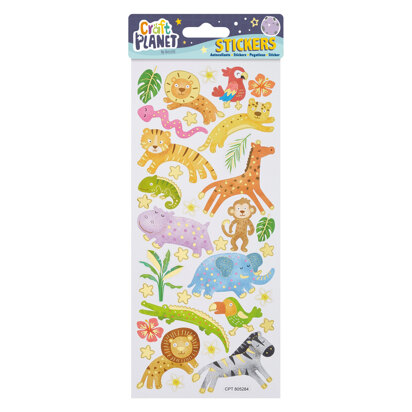 Craft Planet Fun Stickers - Jungle Animals