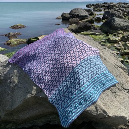 Baby Blanket Lavender Lagoon