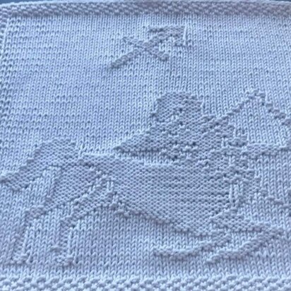 2022 6. Zodiac Sagittarius cloth - knitting pattern