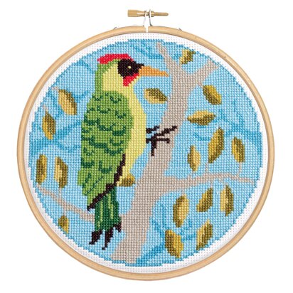 Flamingo Cross Stitch Kit for Beginners - Hannah Hand Makes