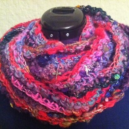 Handspun Sugar Rush Delights Scarf